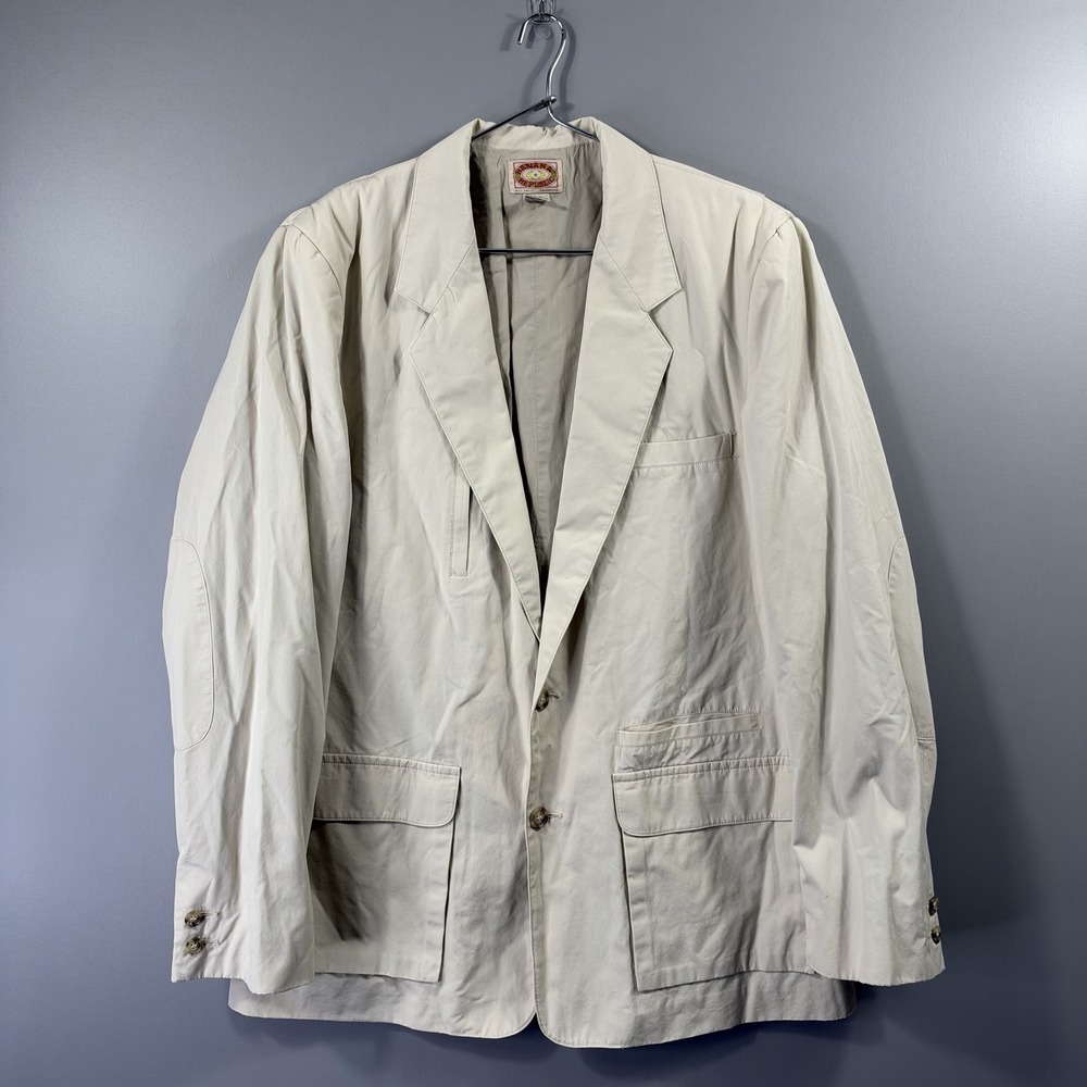 VTG 80s Banana Republic Safari Field Jacket Mens 42L Mill Valley Label HongKong